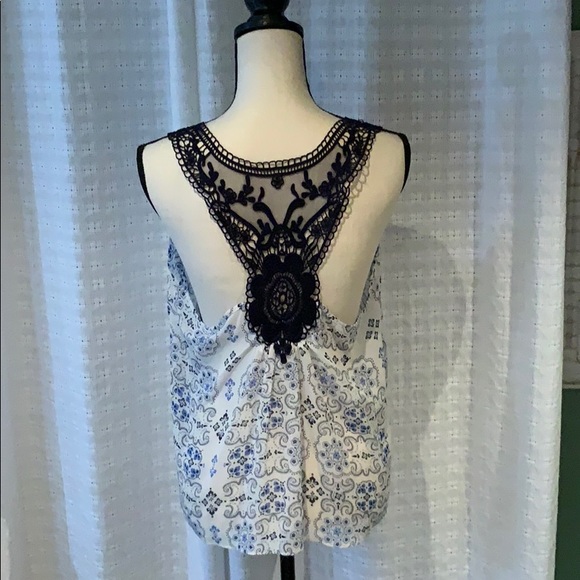 Blue and white tank - Picture 2 of 2